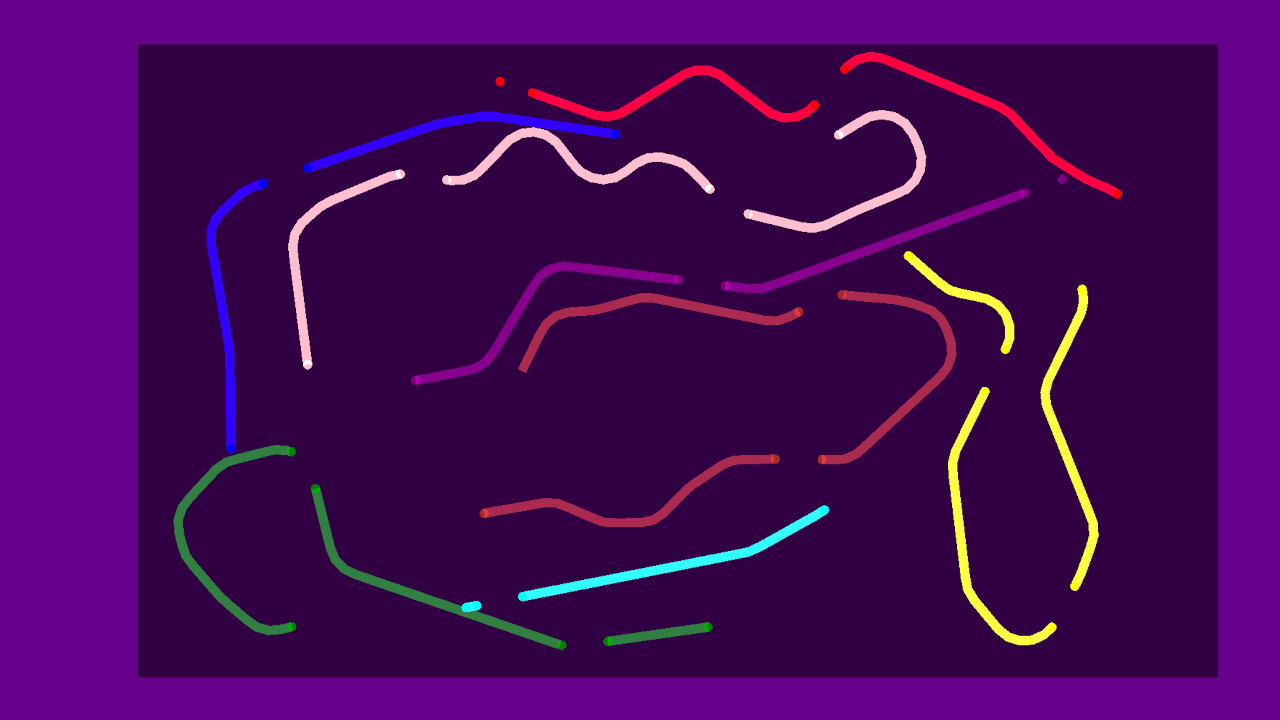 Kinderzeichnung – Snake trifft Wachsmalkritzeleien. Zeichne, um zu gewinnen und lass andere in deine Kunst krachen.. Partyspiel, Arcade, Kreativ, Multiplayer, Snake, Zeichnen – 2-8 Spieler.